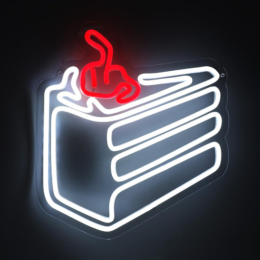 Portal Cake Neon Sign for Game Room Wall Decor,The Cake Is A Lie Neon Lights Sign for Portal Wall Art Decor Gaming Room Decor Portal Gifts for Boyfriend